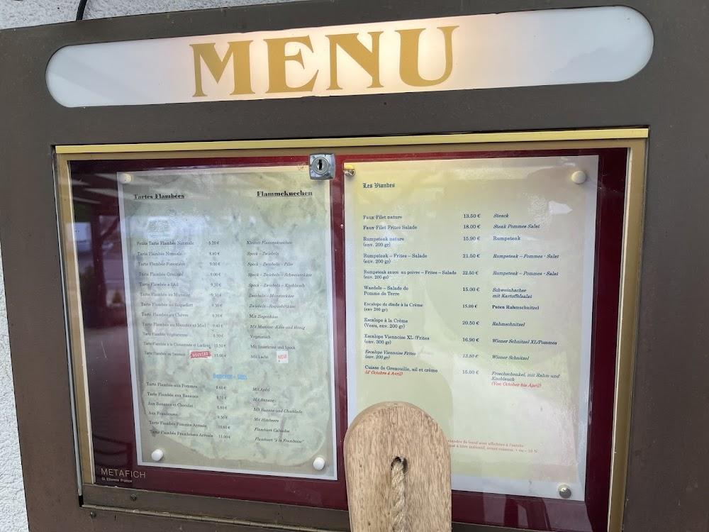 Auberge Ecurie du Rhin - Menu Image 4